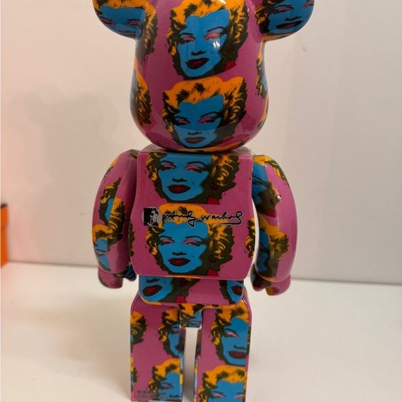 Bearbrick Andy Warhol Marilyn Monroe 100% - Picture 3 of 4